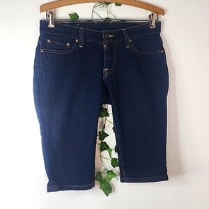 Lucky Brand Sundown Skinny Bermuda Jean Shorts